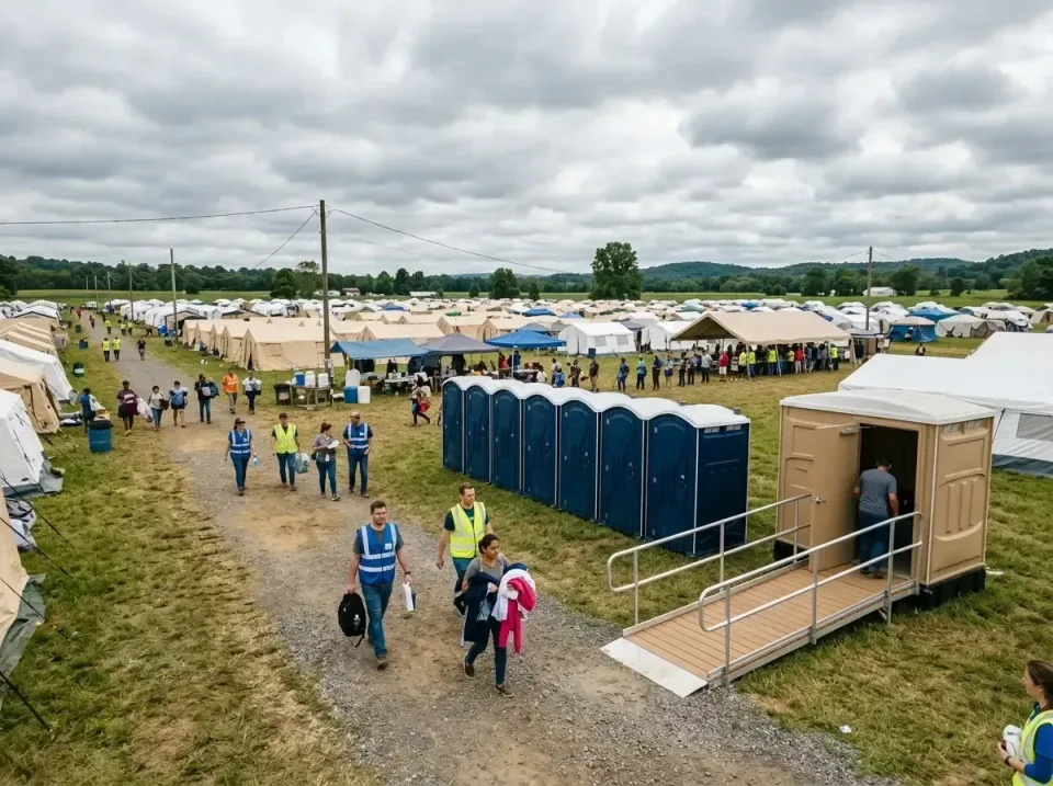disaster-relief-camp-restrooms-010 — frequently asked questions, Dumpster & Portable Bathrooms Rental in Country Squire Lake…